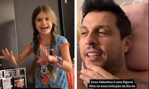 
          Imagem ilustrativa da imagem Filha do humorista Ceará impressiona pai ao imitar Beatriz do BBB
          