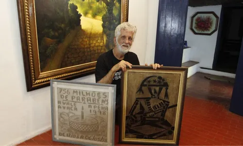 
          Imagem ilustrativa da imagem Kleber Galvêas: “Fiz quadro com 1º asfalto de avenida de Vila Velha”
          