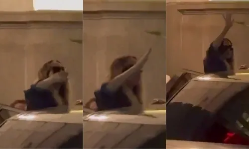 
          Imagem ilustrativa da imagem Madonna deixa Copacabana Palace e manda beijos para os fãs
          