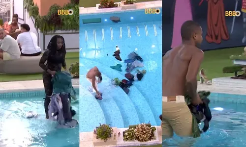 
          Imagem ilustrativa da imagem Noite no 'BBB 24' com 'Sincerão' tem briga no ao vivo e roupas jogadas na piscina
          