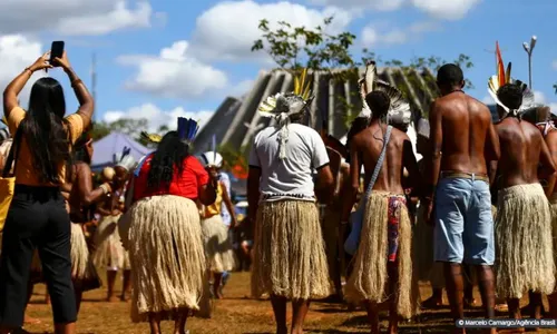 
          Imagem ilustrativa da imagem Pernambuco presente na mobilização indígena contra marco temporal
          