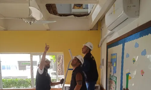 
          Imagem ilustrativa da imagem Piso de escola onde professora caiu em Vitória foi danificado por cupins, diz Crea
          