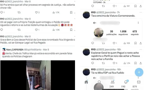 
          Imagem ilustrativa da imagem Preso homem que fez ameaças a policiais na internet após a captura de Marujo
          