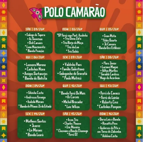 
          Imagem ilustrativa da imagem São João de Caruaru começa em abril e terá atração internacional pela primeira vez
          