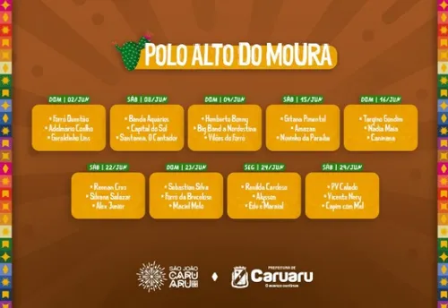 
          Imagem ilustrativa da imagem São João de Caruaru começa em abril e terá atração internacional pela primeira vez
          