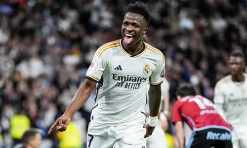
          Imagem ilustrativa da imagem Vinícius Júnior é eleito o melhor jogador da Liga dos Campeões
          