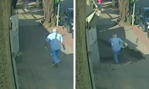 
          Imagem ilustrativa da imagem VÍDEO | Médico é “engolido” por cratera após calçada ceder no ES
          