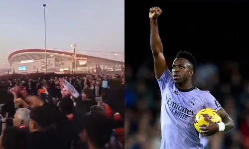 
          Imagem ilustrativa da imagem VÍDEO | Torcida do Atlético de Madri faz cântico racista contra Vini: 'chimpanzé'
          