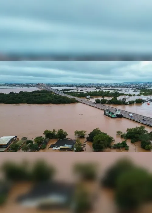 Imagem ilustrativa da imagem Nível recorde do Guaíba coloca Porto Alegre em alerta de 'inundação severa'