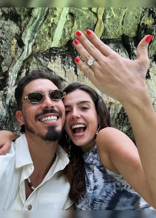 Imagem ilustrativa da imagem Giovanna Lancellotti fica noiva de Gabriel David na Tailândia