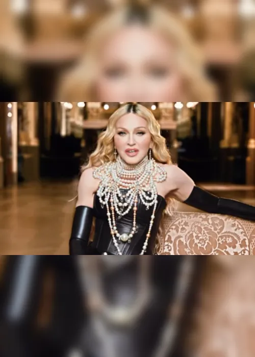 Imagem ilustrativa da imagem Madonna já se declarou para Caetano Veloso e pediu abraço em vinda ao Brasil