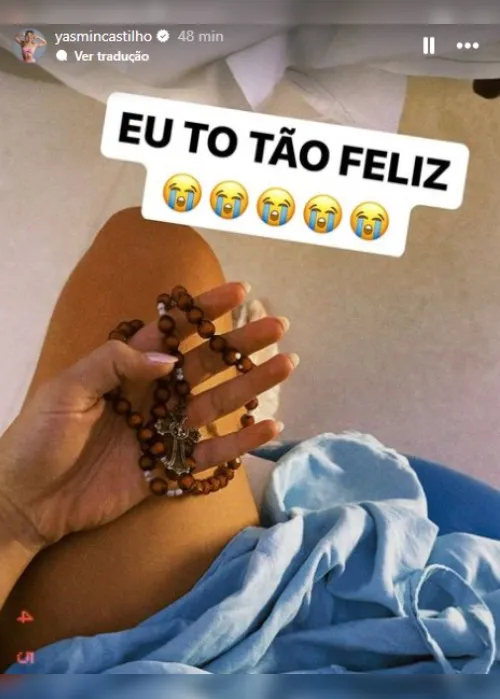 Imagem ilustrativa da imagem Nasce Bento, filho da influenciadora Yasmin Castilho e Lucas Provesi