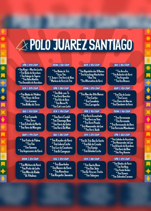 Imagem ilustrativa da imagem São João de Caruaru começa em abril e terá atração internacional pela primeira vez