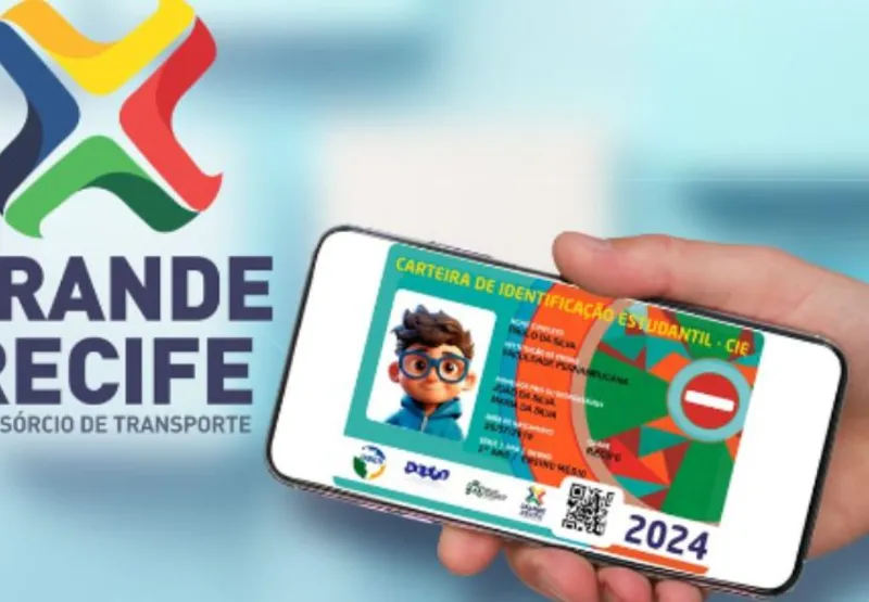 Com a carteira de estudante em mãos, o aluno poderá baixar o aplicativo CIE PE (Carteira de Identificação Estudantil de Pernambuco)