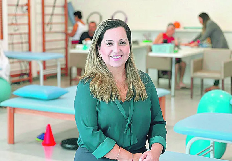 Marina Almeida, fisioterapeuta e diretora da clínica Progredir: profissionais capacitados para o atendimento