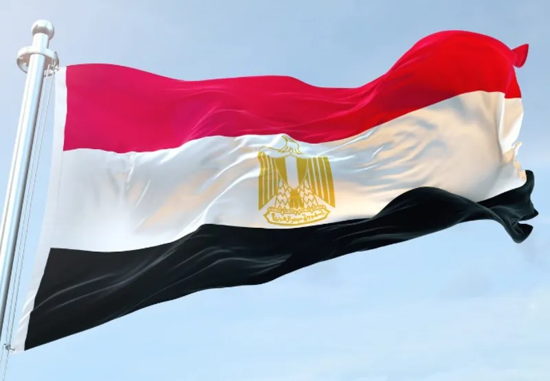 Bandeira do Egito: país já prepara abrigo para refugiados
