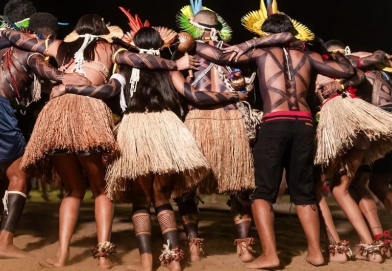 Indígenas vão apresentar suas danças, cantos e artesanato em festa na aldeia Caieiras Velha, em Aracruz