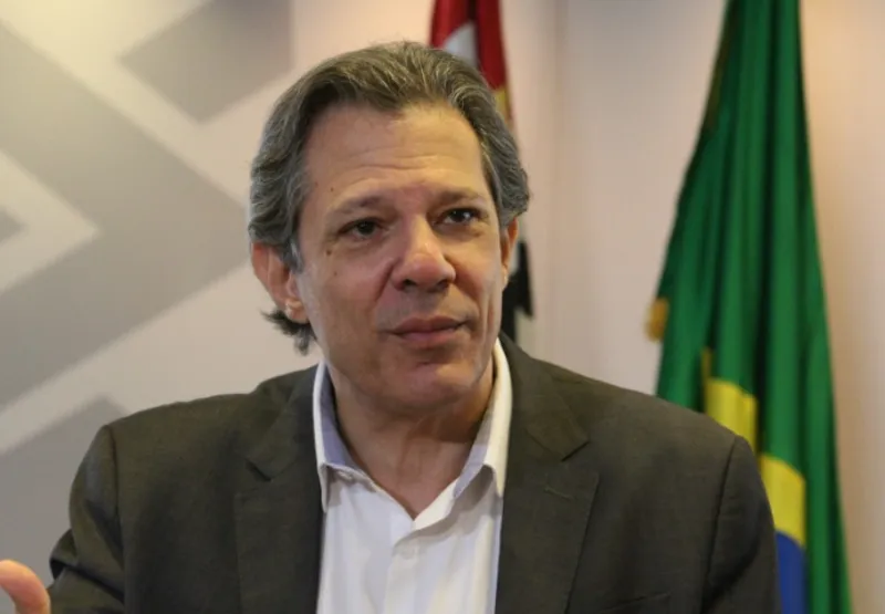 O ministro Fernando Haddad
