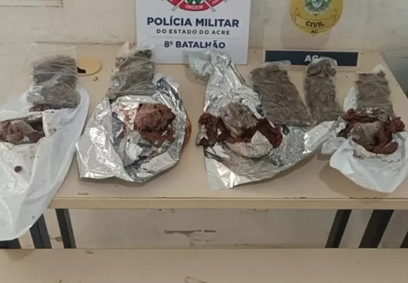 PM do Acre prendeu mulher que transportava drogas dentro de ovos de páscoa