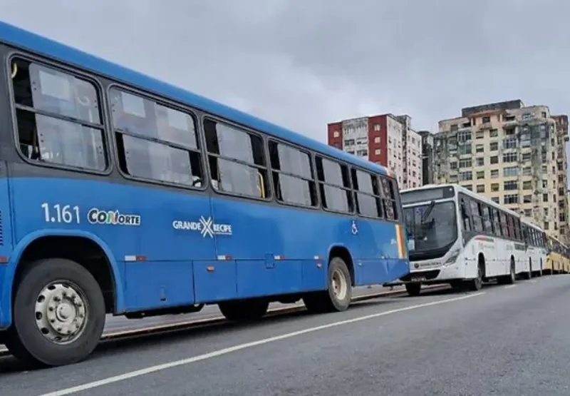 Por dia, 1,2 milhão de passageiros se locomovem por meio de ônibus no Grande Recife