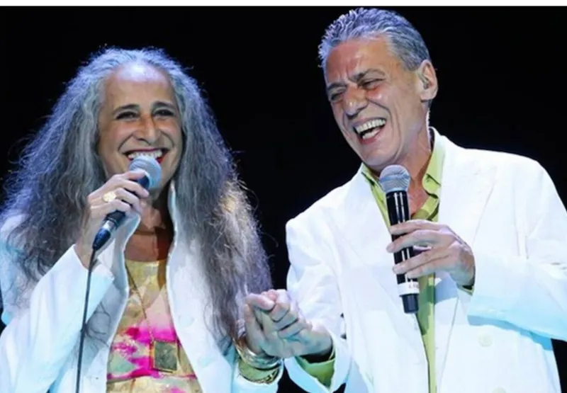 Show de Bethânia e Chico está previsto para acontecer no Recife em outubro