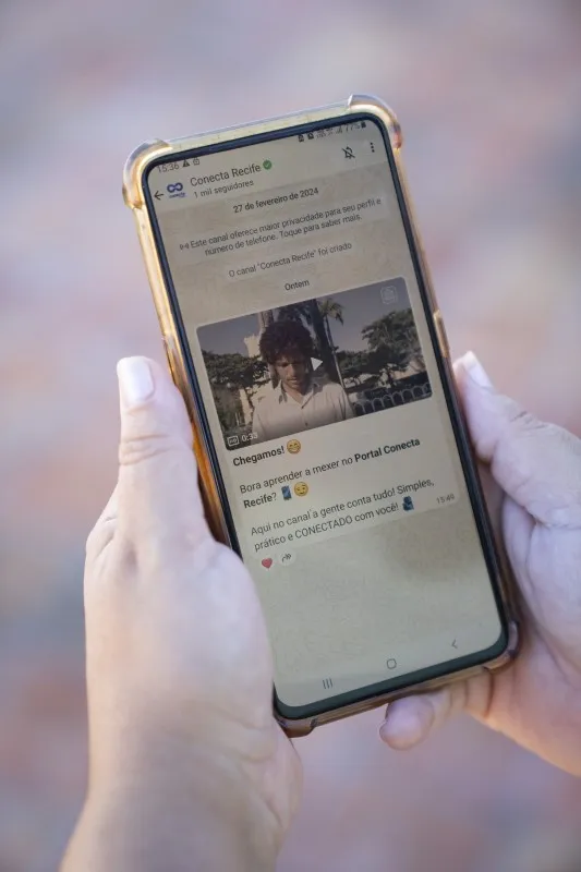 Imagem ilustrativa da imagem Conecta Recife estreia canal no WhatsApp para facilitar comunicação com recifense