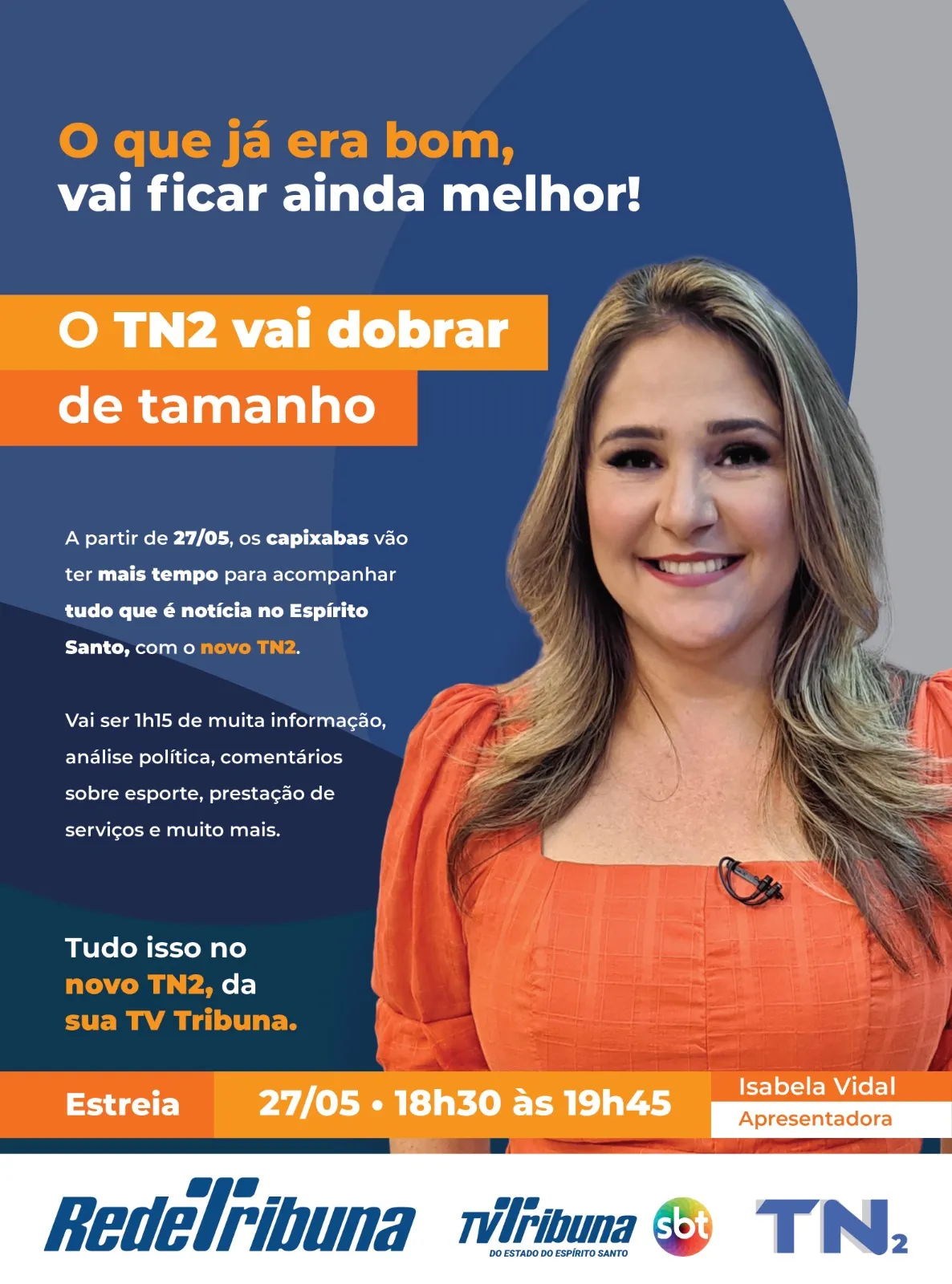 Imagem ilustrativa da imagem Mais cedo e com o dobro de duração: saiba mais sobre o novo TN2