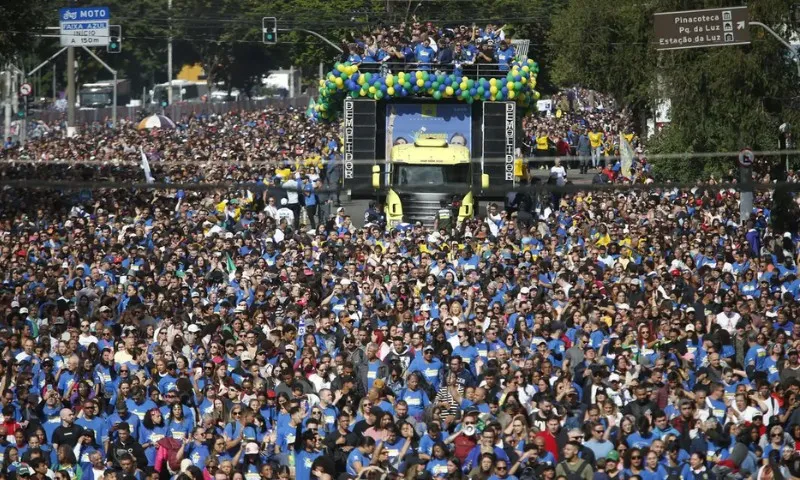 Imagem ilustrativa da imagem Em carta, Lula destaca "dimensão extraordinária" da Marcha para Jesus