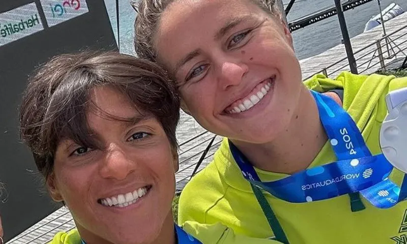 Imagem ilustrativa da imagem Ana Marcela Cunha e Viviane Jungblut fazem dobradinha em etapa da Copa do Mundo