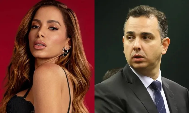 Imagem ilustrativa da imagem Anitta afirma que foi procurada por Rodrigo Pacheco, presidente do Senado