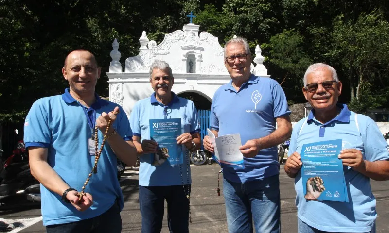 Imagem ilustrativa da imagem Caravanas da fé se reúnem para o Terço dos Homens no Convento da Penha neste sábado