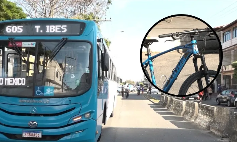 Imagem ilustrativa da imagem Ciclista atropelado por ônibus em Vila Velha teria furtado bicicleta momentos antes