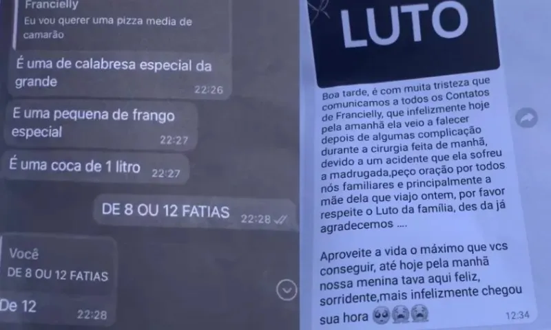 Imagem ilustrativa da imagem Cliente envia nota de falecimento para pizzaria após golpe com Pix em PE