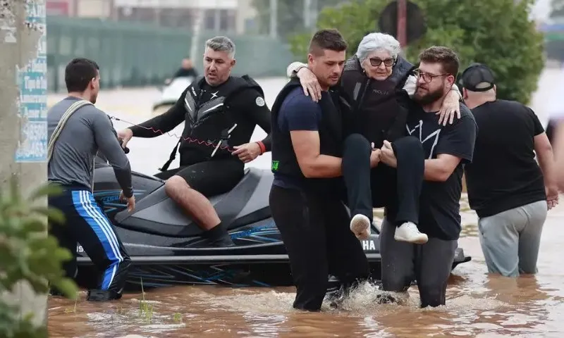 Imagem ilustrativa da imagem Especialistas analisam causas de inundações no Rio Grande do Sul