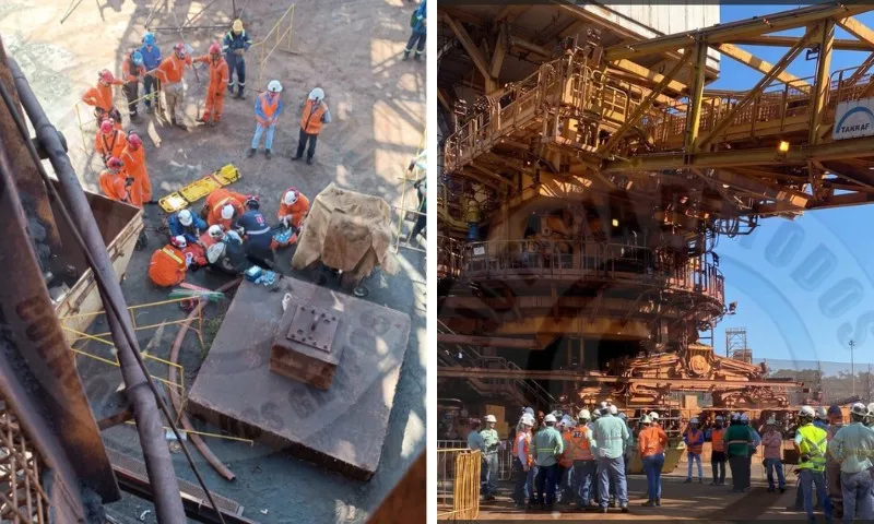 Imagem ilustrativa da imagem Funcionário sofre acidente em mineradora de Vitória