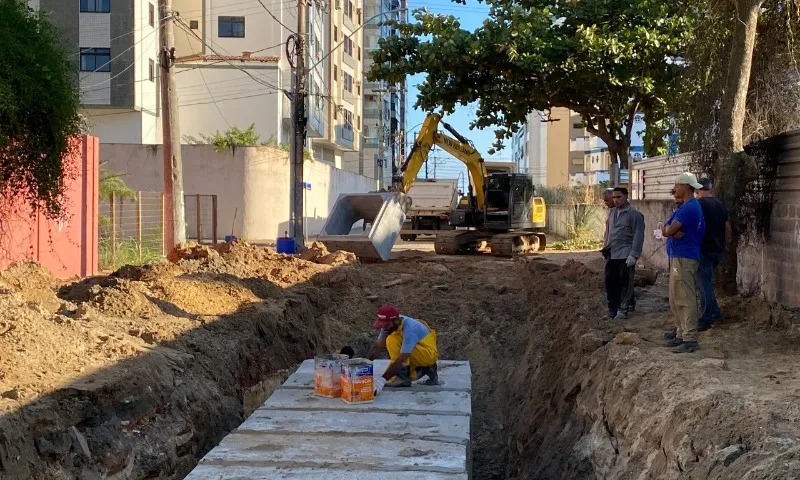 Imagem ilustrativa da imagem Guarapari tem interdições no trânsito para obra de macrodrenagem