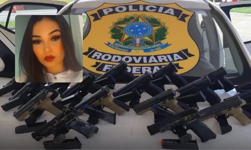 Imagem ilustrativa da imagem Jovem condenada por tráfico internacional de armas é presa em Vila Velha