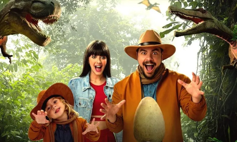 Imagem ilustrativa da imagem Luccas Neto em aventura com dinossauros