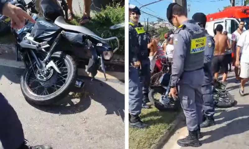 Imagem ilustrativa da imagem Motociclista é perseguido pela polícia e morre após bater em carro