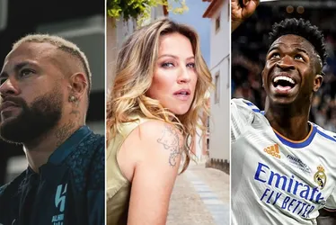 Imagem ilustrativa da imagem Após briga com Neymar, Luana Piovani elogia Vini Jr: 'nosso verdadeiro ídolo'