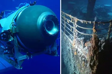 Imagem ilustrativa da imagem Gravação do momento da implosão do submarino Titan é divulgado. Veja