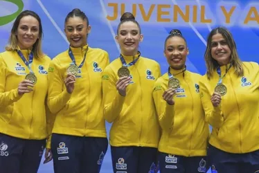 Imagem ilustrativa da imagem Capixabas ajudam Brasil a conquistar 12 medalhas na Ginástica Rítmica