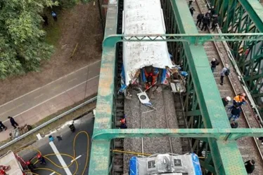 Imagem ilustrativa da imagem Colisão de trens em Buenos Aires deixa ao menos 90 feridos