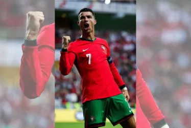 Imagem ilustrativa da imagem Cristiano Ronaldo marca duas vezes e comanda Portugal em amistoso diante da Irlanda
