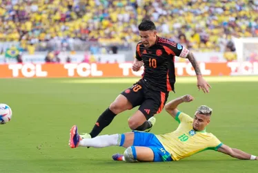 Imagem ilustrativa da imagem Destaque contra o Brasil, James é 'outro jogador' e brilha pela Colômbia