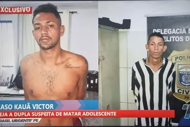 Imagem ilustrativa da imagem Dupla de jovens com histórico de assaltos violentos é presa por matar Kauã Victor