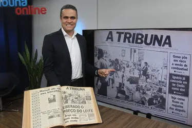 Imagem ilustrativa da imagem Empresário se emociona com capa de A Tribuna