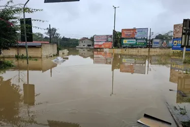 Imagem ilustrativa da imagem Enchentes agora atingem SC; mais de 800 estão fora de casa devido a inundações