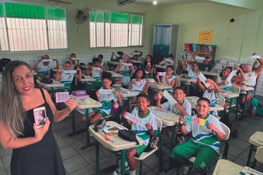 Imagem ilustrativa da imagem Escola de Cariacica viraliza com vídeo sobre Matemática