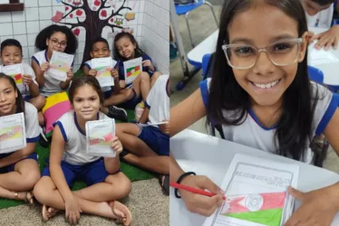 Imagem ilustrativa da imagem Estudantes do ES enviam cartinhas para crianças do Rio Grande do Sul